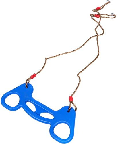 Gogogmee Set da Gioco Anelli da Ginnastica, Attrezzatura Fitness Indoor e Outdoor in Materiale Resistente, Anelli da Arrampicata per Giardino e Palestra Domestica, Installazione