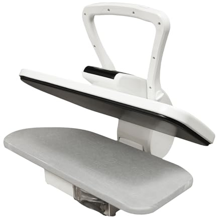 Plancha de vapor 2200 W, prensa de vapor inteligente, 90-200 °C, 5 modos, plancha de vapor con pantalla táctil, con depósito de agua de 1 L y botella pulverizadora, protección contra