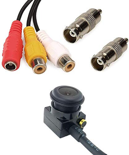 CNDST CCTV Hd Mini Telecamera di Sicurezza 2.8mm 110degrees Wide View Angle 1000tvl Indoor Piccola Telecamera di Sorveglianza (DST-CM15WD)