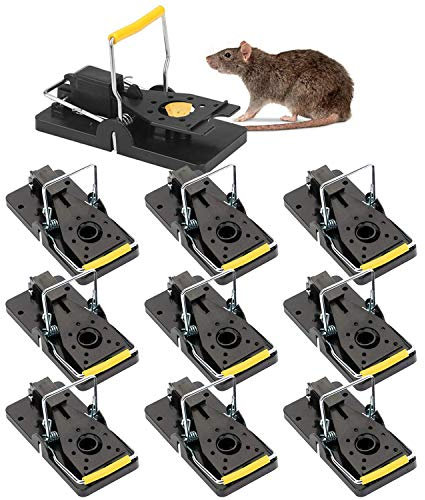 Fangfalle, 10 Klebeplatten, Maus, wiederverwendbar, effektiv, für Mäuse, Rts mit starker und sensibler Kontrolle, einfach zu bedienen