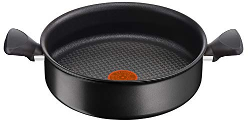 Lagostina Rigenera Tegame Antiaderente con Corpo in Alluminio 100% Riciclato Ø24cm, Pentola Induzione Gas e Forno, Indicatore Cottura Lagospot, Rivestimento Antigraffio, Manico Ergonomico in Bakelite