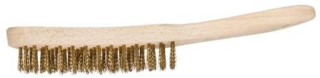 PFERD TOOLS Handbürste HBU | 4reihig Messing-Draht-ø 0,30 | 43698005 – universell einsetzbar