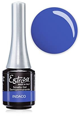 Estrosa Smalto Gel Semipermanente, Manicure Professionale, Colore 7811 Indaco 7 ml