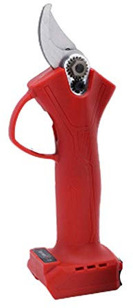 Cesoie elettriche da potatura, Potatori a Batteria Potatore per Rami di Alberi Alimentato, Forbici Senza Fili Attrezzo da Giardino, Diametro di Taglio 33 mm (1,2 Pollici), Rosso (Rosso)