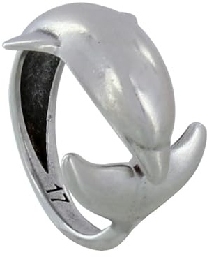 LES POULETTES BIJOUX - Silber Metall Ring Delfins
