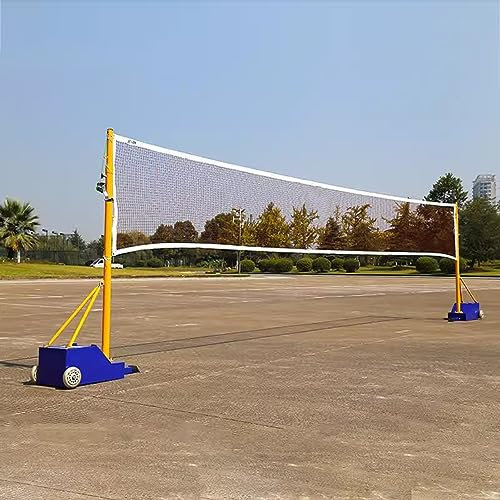 Badminton-Netzständer, freistehender Ballspiel-Pfostenständer mit Badminton-Netz und Volleyball-Netz, Tennis-/Pickleball-/Fußball-Sport-Trainingsgerät, einfache Einrichtung