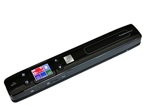 Scanner Portable A4, Scanner de Documents Max 1050 DPI, numérisation à Plat, avec écran Couleur de 1,8 Pouces, numérisation de Pages en PDF et JPEG, Aucun Ordinateur nécessaire, Appareil de numérisa