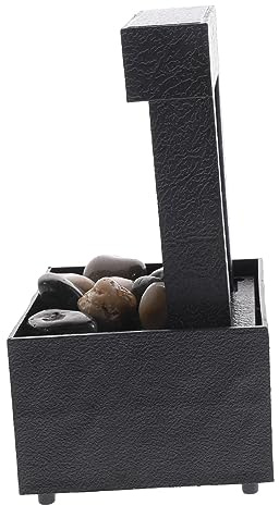 POPETPOP Fontana Da Tavolo Interna Zen Ornamento Rilassante Feng Shui Per Ufficio e Casa Decorazione Bonsai Artificiale