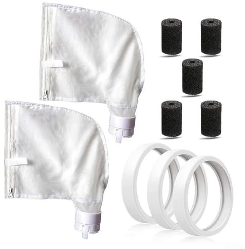 Yhenlovtt Set di pezzi di ricambio per la pulizia della piscina, compatibile con borse 360 380, include K13 K16 per scopo o rete per pneumatici Polaris C10, tutti per Polaris 180 o 280 Nylon 360 o 380