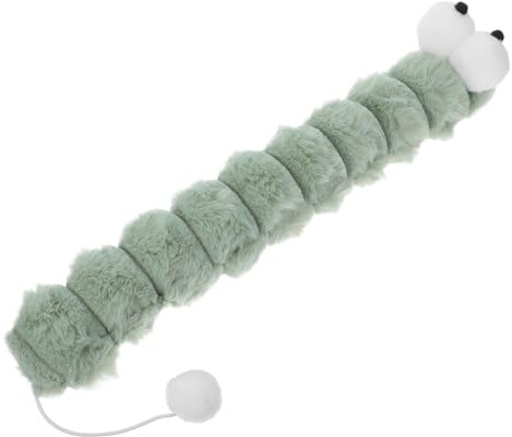 DIYEAH Peluche Chat Interactive à l'herbe à Chat Farcie Coussin Doux en Peluche Long Jouet Stimulant pour Chatons Accessoire Animal De Compagnie Mignon
