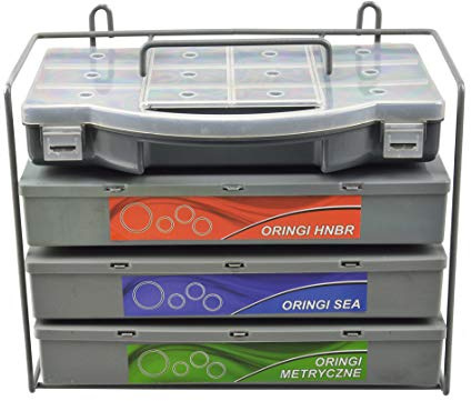 BSD O-Ringe Set - Gummi Dichtungsringe Set, Öldichtung Sortiment, HNBR, SAE, Metrsch Dichtunge Sortiment - 900 Teilig