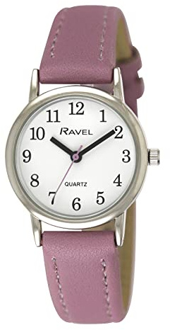 Ravel - Women's Pastel Coloured Everyday Watch (36mm case) - Analogue Quartz - R0137.07.1 - Purple/Silver Tone