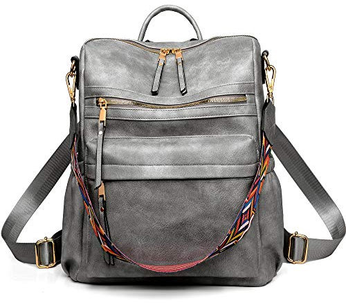 Dora & Liz Damen Rucksack, Grau, Medium