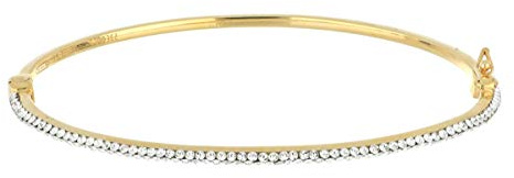DelPia, Bracelets en or pour femme avec cristaux lumineux
