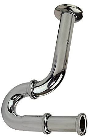 CJBHSD 1 Uds Tubo de Fregadero de Acero Inoxidable sifón Drenaje de tubería de Agua Lavabo de Cocina Fregadero sifón Desodorante Drenaje de tubería de Agua Exquisito