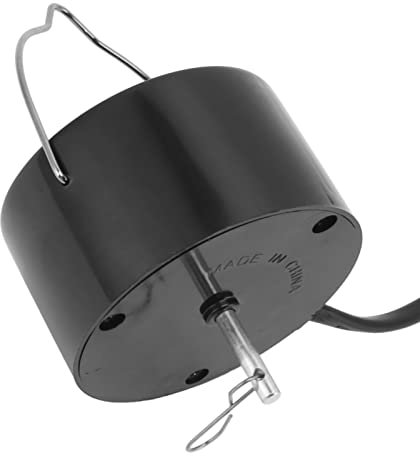 Moteur D'Affichage Suspendu, Moteur électrique à Brancher, Petit Moteur Rotatif pour Affichage Suspendu, Cour D'exposition Noire, Sculptures Extérieures (Prise UE 220V)