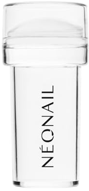 NÉONAIL Mini Nagel Stempel mit Schaber - Nägel selber machen - Nail Art Stamper - Nageldesign für Nagel Schablone - French Nails Stempel - Silikon Nagelstempel