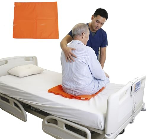 PEPE Mobility Tubular Slide Sheet 60x50 cm (23.6x19.7), Reusable, Orange | For Moving Patients in Bed, Polyester Taffeta, Repositioning Aid for Carers, Folds Small for the Car