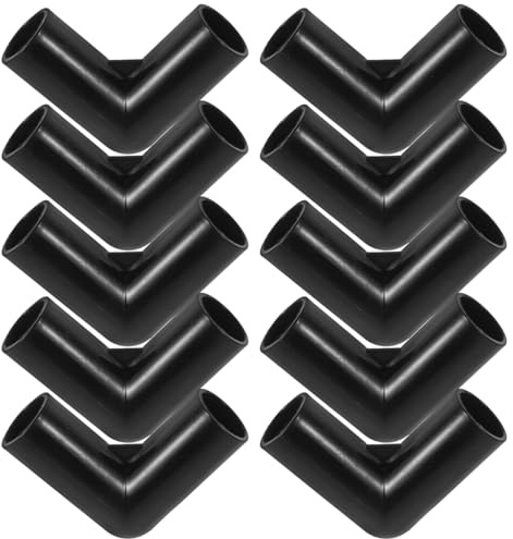 BESPORTBLE 30Pcs Plastic Right Angle Tent Pole Connectors Canopy Tent Replacement Parts Outdoor Camping Accessories Pole Adapter