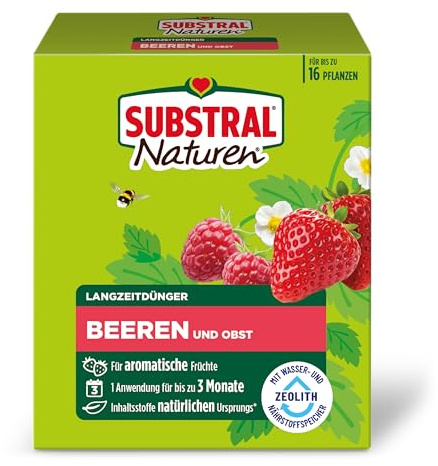 Substral Naturen Long-Lasting Fertiliser Berries & Fruit 1.2 kg + Zeolite for 3 Months