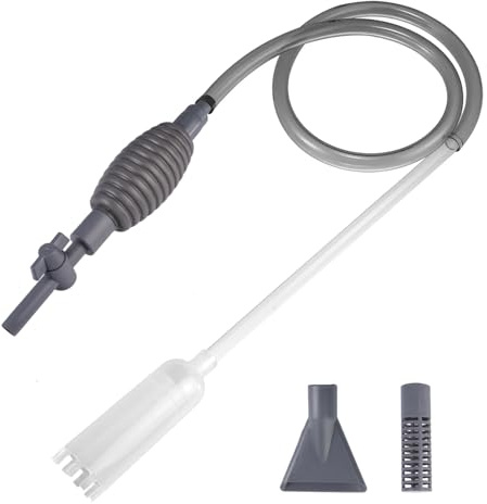 Aspiratore Sifone Acquario,Set per Il Cambio Dell'Acqua con Rubinetto
