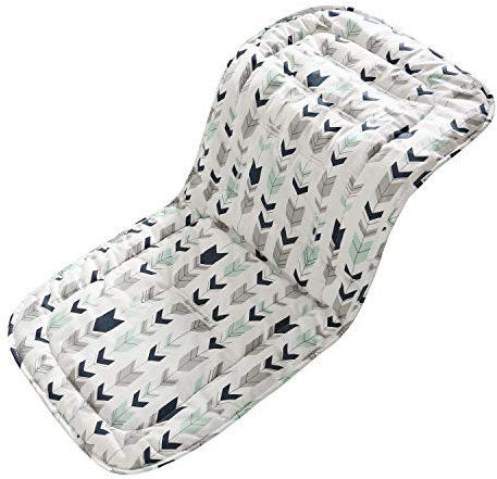 Baby Sitzauflage für Kinderwagen,Baby Sitzeinlage aus 100% Baumwolle Weiche und Reversible Autositz Kinderwagenauflage für Babyschale Buggy