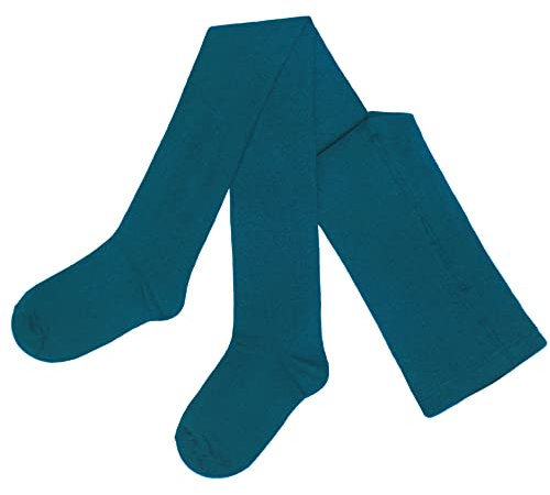 Weri Spezials Damenstrumpfhose in Kurz-Grössen Blickdicht Baumwolle in mehreren Farben und Grössen - von zierlich bis stabil für kleinere (bis164 cm) Frauen. (52-54 K, Petrol K)