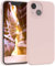 EAZY CASE - Silikon Hülle für iPhone 13 Mini Hülle weich stoßfeste Schutzhülle mit Kameraschutz Handyhülle iPhone 13 Mini Silikonhülle Dünn mit Premium Schutz TPU Cover Phone Case in Altrosa Pastell
