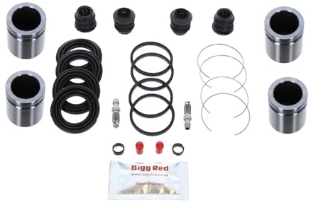 Bigg Red – FRONT Brake Caliper Rebuild Repair Kit + Pistons – Fits TOYOTA MR2 SW20 (1989–2000)