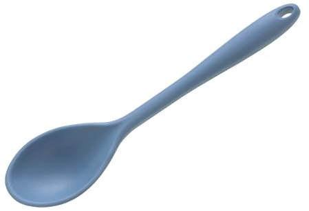 Wiltshire Silicone Serving Spoon, Cooking Spoon, Heat-Resistant Utensil, Non-Stick, Non-Scratch, Petrol Blue, 27x6.2x2.5cm