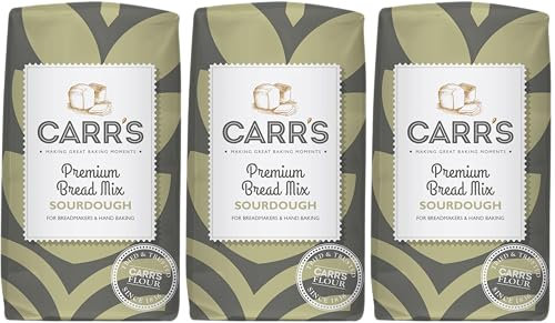 Carr's Premium Sourdough Bread Mix 500g - Pack of 3 | Artisan Bread Mix for Easy & Fresh Homemade Sourdough