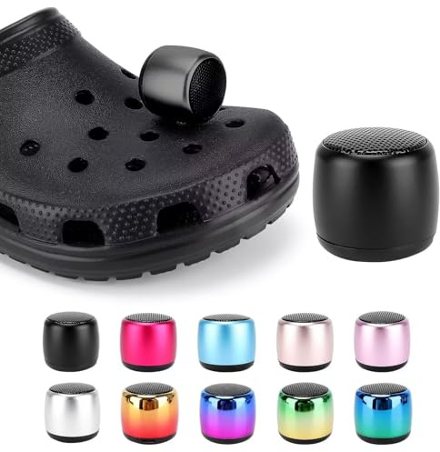 croclights Petites chaussures de haut-parleur Bluetooth, petit haut-parleur, petit haut-parleur, breloques de chaussures, accessoires, chaussures de haut-parleur Bluetooth, meilleur mini haut-parleur
