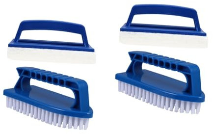 Happyyami 2 Juegos Cepillo De Limpieza De Piscinas Ducha Limpieza Piscina Kit Herramienta De Cepillo De De Herramienta El Plastico 2 Piezas * 2