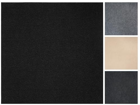 Vieshful Piastrelle di Moquette Autoadesive 50x50 cm, Piastrelle Quadrate Autoadesive per Pavimenti in Case, Uffici, Soggiorni, Camere da Letto e Appartamenti Commerciali