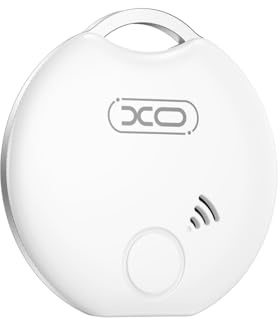 XO-LP01 Trådlös anti-förlorad enhetsspårare – Bluetooth 4.2 nyckelfinnare med platsloggning, uranslutningsvarningar – kompatibel med Tuya & Smart Life-app – för nycklar, plånböcker, väskor och