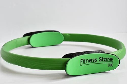 Fitness Store UK Yoga Pilates Double Handle Fitness Circle Dual Grip for Yoga Pilates (Green)