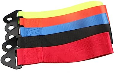 CVUTOVO Corda da Traino per Auto Personalizzata Resistente e Luminosa Capacità Tonnellate per Trasporto e Modifiche Auto Colore Rosso