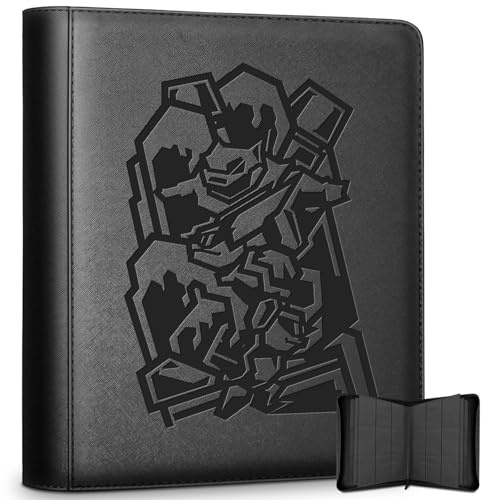 MORINBO Carpeta de tarjetas de intercambio, colección de juegos de tarjetas coleccionables con fundas de carga lateral