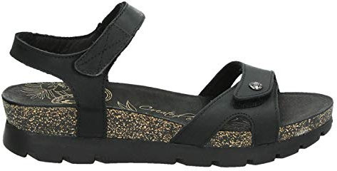 Panama Jack Sulia Basics, Sandalia con Pulsera Mujer, Negro (Negro B2), 38 EU
