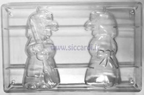 Siccardi Stampo per Cioccolato in policarbonato BEFANA