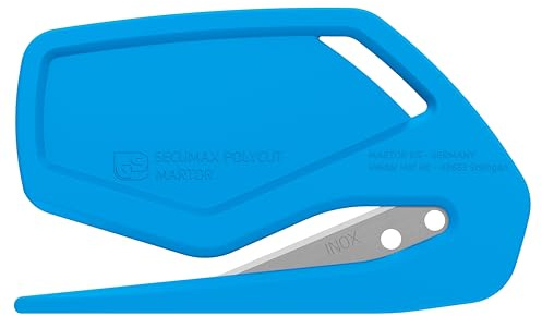 MARTOR 100x SECUMAX POLYCUT Sicherheitsmesser, rostfrei, Einwegmesser | Einwegmesser, Öse, spitze Nase, Folie & Schnur, Rechts- & Linkshänder, Logistik & Produktion, No. 8500212.16
