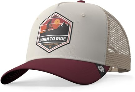 The Indian Face Unisex Born to Ride Baseball Kappe