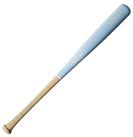 Louisville Slugger Original Mix Baseballschläger, unlackiert, hellblau
