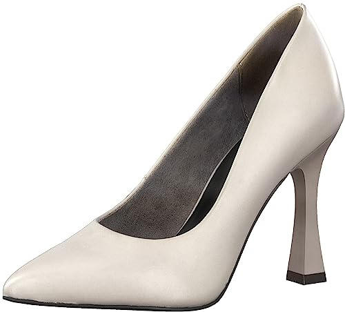 MARCO TOZZI Décolleté Donna in Pelle Eleganti, Taupe, 38 EU