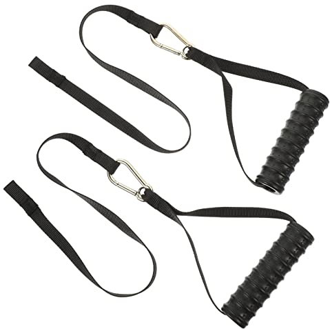 Garneck Fitness Griffstangen Aus Nylon Mit Ergonomischem Rutschfestem Griff Für Widerstandsband Und Kabelzug Training Leicht Kompakt Für Krafttraining Rehabilitation Und Pilates