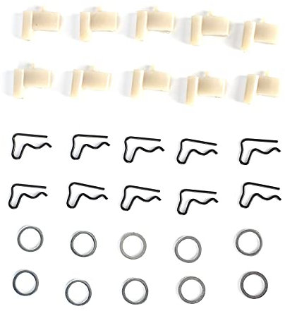 HEEPDD Kit de 10 Cliquets de Recul de Démarreur, Kit de Rondelles à Ressort de Cliquet de Démarreur de Recul pour Tronçonneuses TS400 TS410 TS420 TS480i TS500i