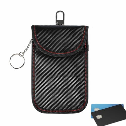 Faraday - Custodia per chiavi 'auto, custodia protettiva per chiavi 'auto, protezione RFID per la sicurezza 'auto, protezione antifurto per accesso remoto