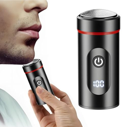 Katyjun Mini Rasierer Herren, Usb Wiederaufladbare Kapselrasierer, Tragbarer Mini-Elektrorasierer Intimbereich
