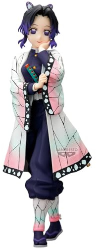 Banpresto BP29501P actionfigur Shinobu Kocho Demon Slayer: Kimetsu No Yaiba, Glitter&Glamours 22 cm, flerfärgad, samlarfigur, optimal för anime-fans