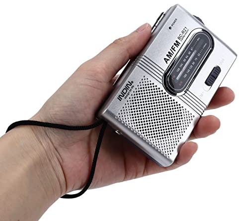 Radio Am FM Portátil, Radio Portátil Pequeña: Altavoz Integrado, Antena Telescópica, Conector para Auriculares Estándar, Reproductor de Música